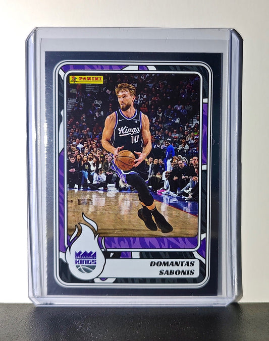 Domantas Sabonis 2024-25 Panini NBA #11 Foil Sticker Card Sacramento Kings