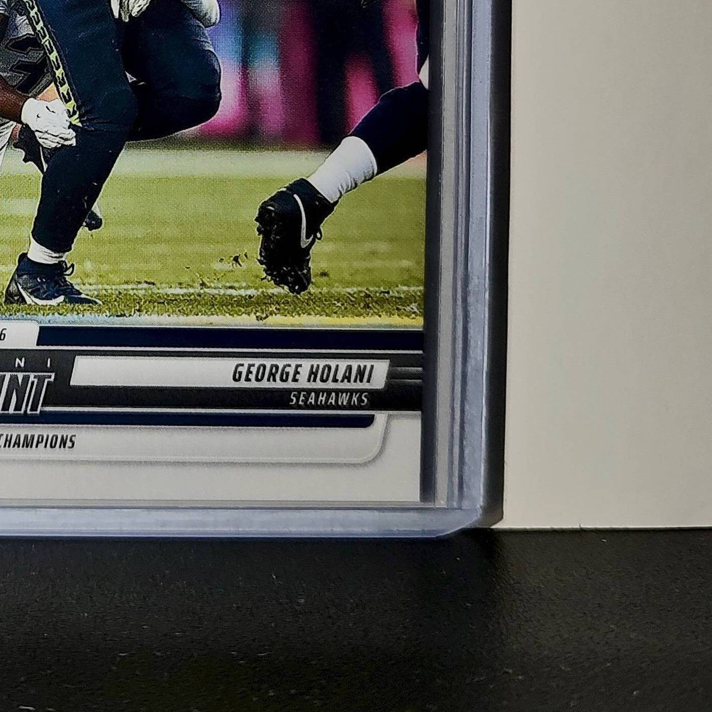 George Holani 2026 Panini NFL Super Bowl LIX Champions #5 Card Seattle Seahawks