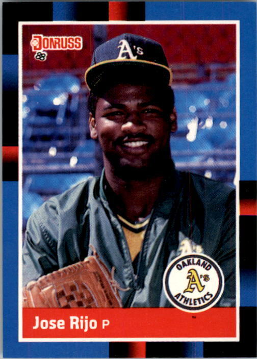 1988 Jose Rijo Donruss Baseball Card #548