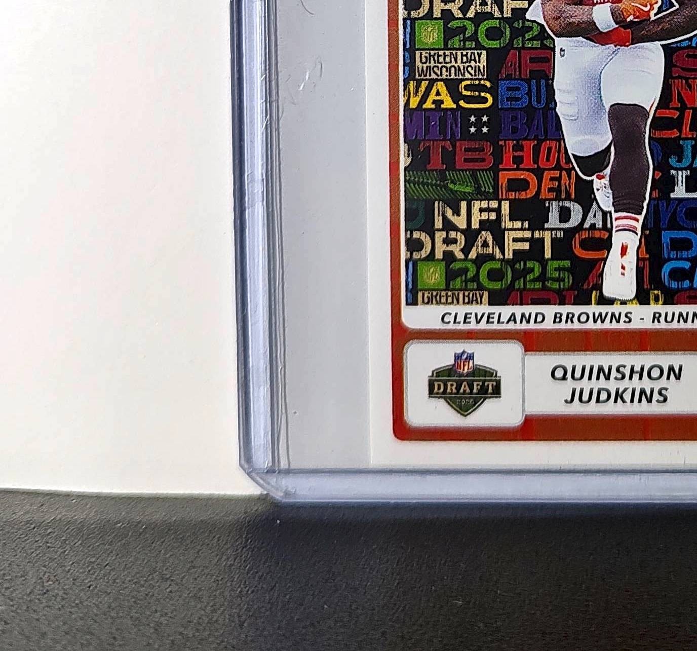 Quinshon Judkins Rookie 2025 Panini NFL #558 Draft Sticker Browns