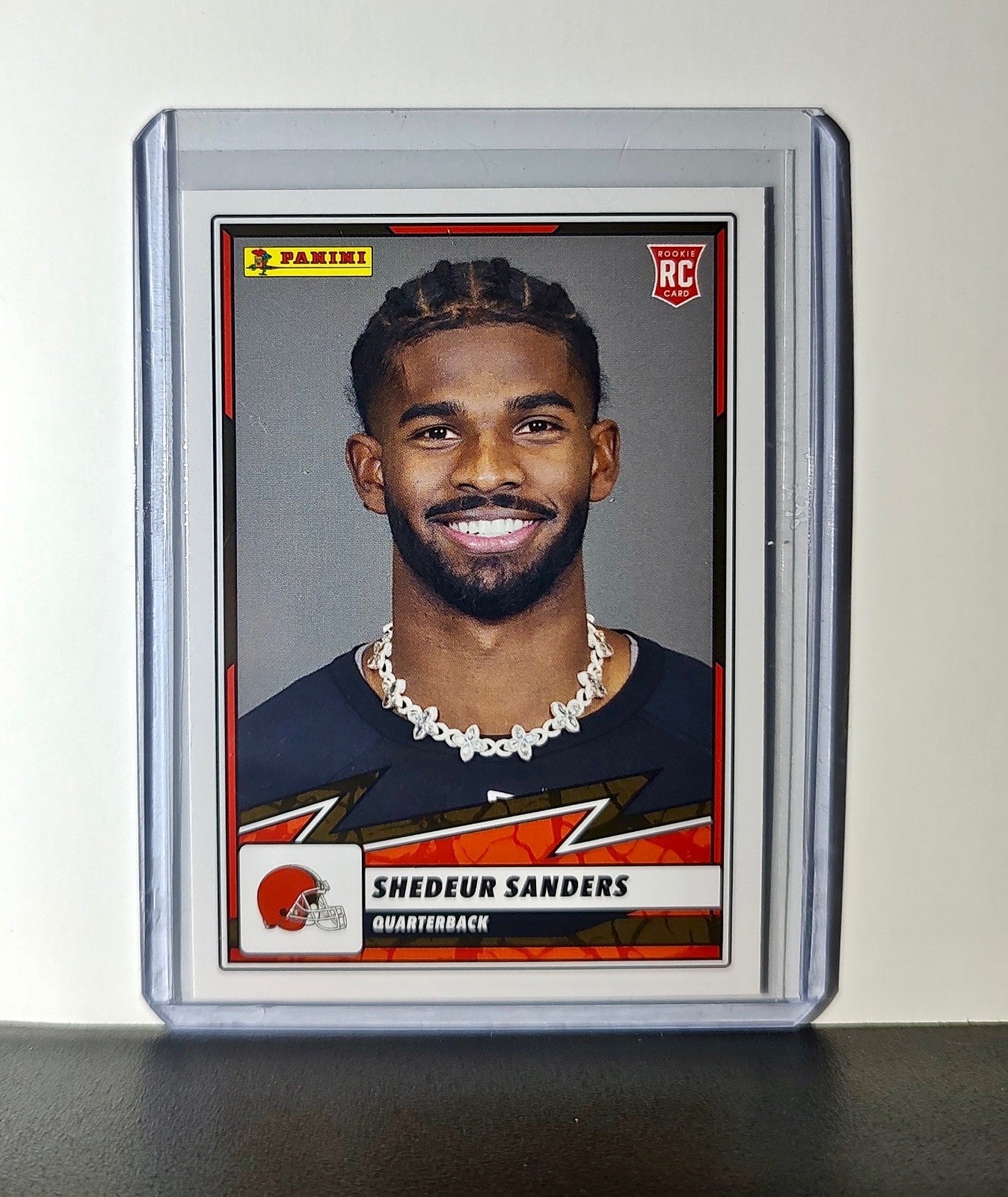 Shedeur Sanders Rookie 2025 Panini NFL #98 Sticker Card Cleveland Browns