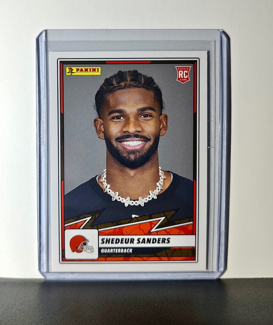 Shedeur Sanders Rookie 2025 Panini NFL #98 Sticker Card Cleveland Browns