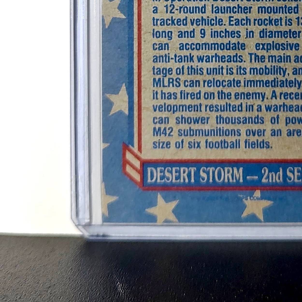 Multiple Launch Rocket System 1991 Topps Desert Storm #163 Card