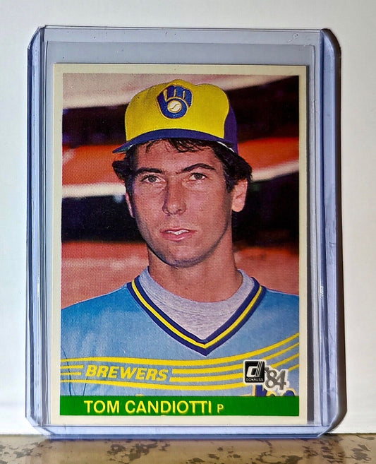 Tom Candiotti 1984 Donruss MLB #393 Baseball Card Milwaukee Brewers