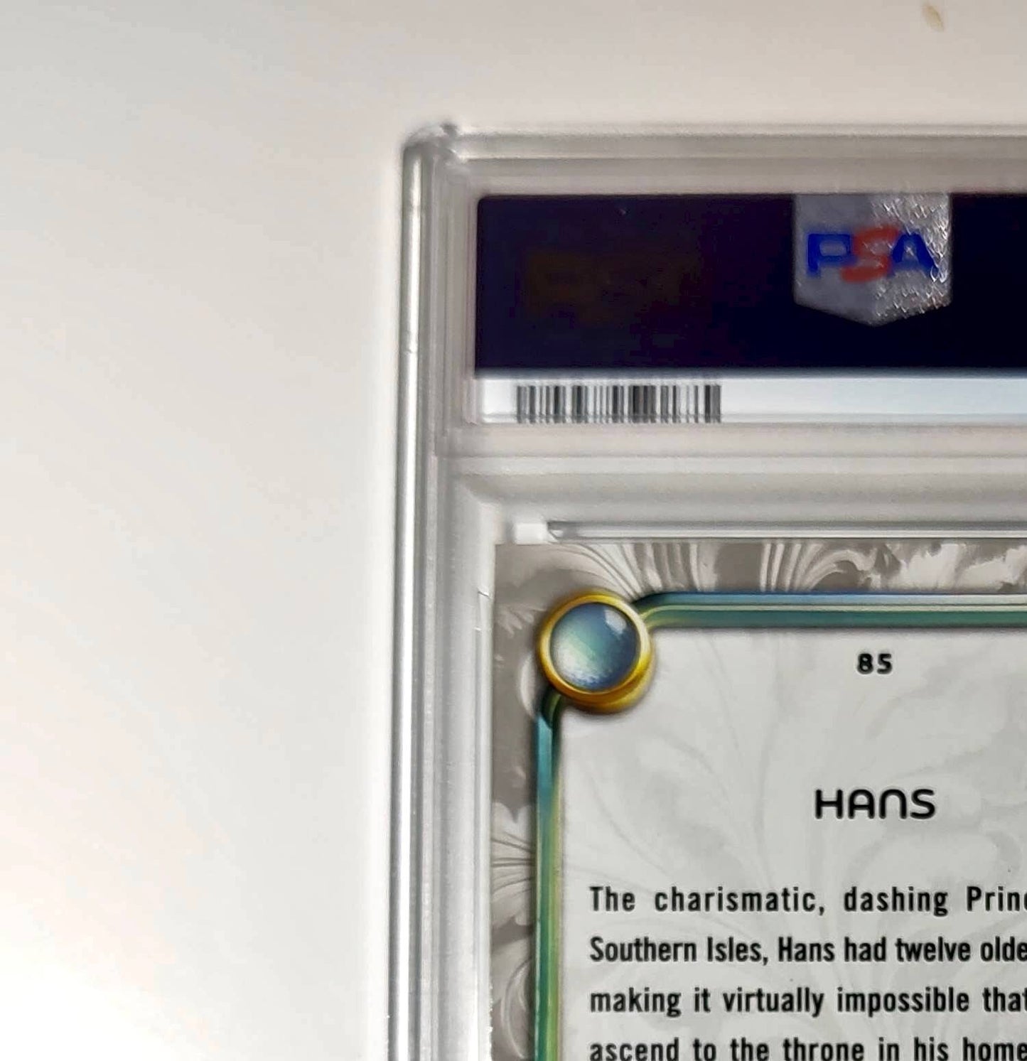 Hans 2025 Topps Disney Wonder #85 Winter Variant Card Frozen PSA 10