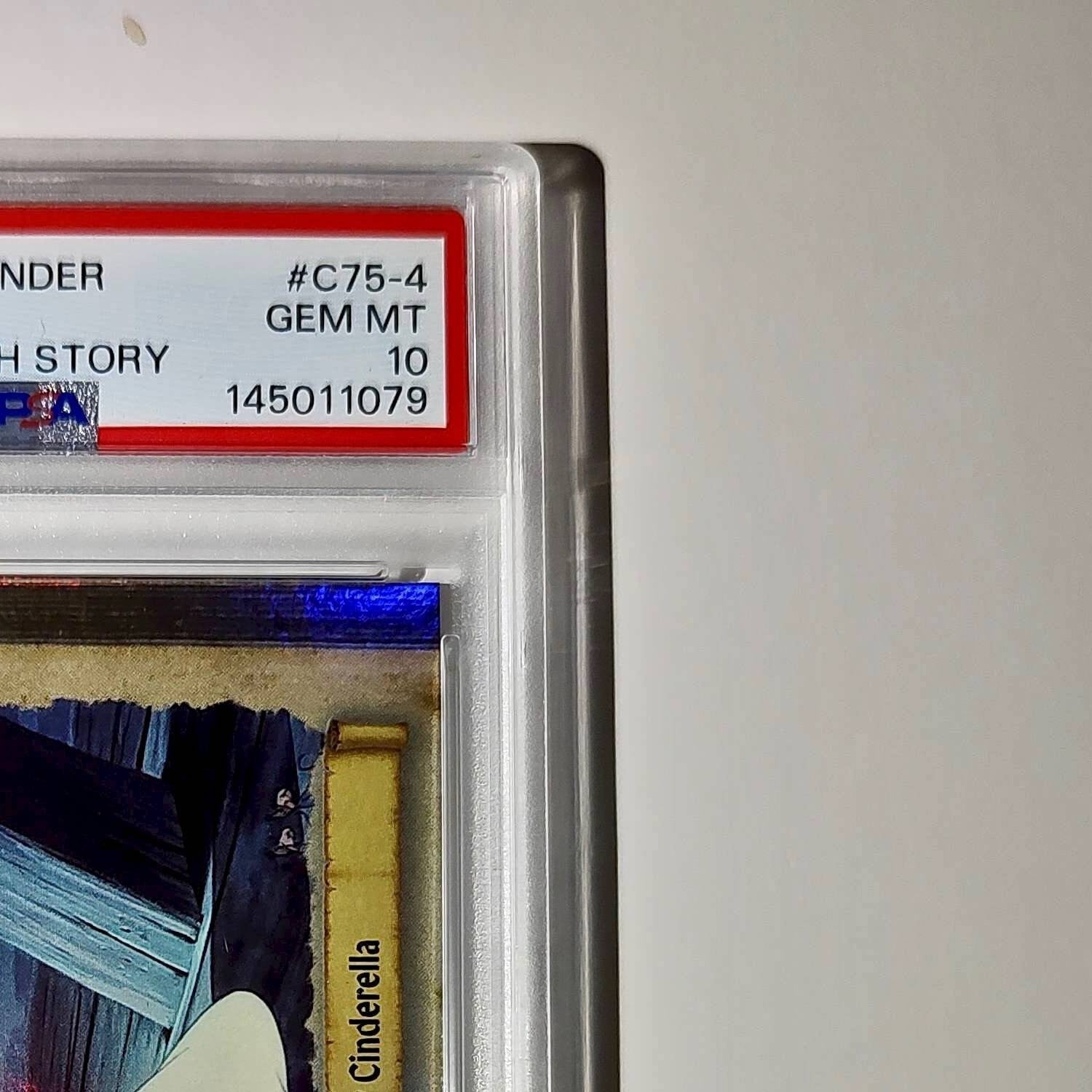 Gus is rescued by Cinderella 2025 Topps Disney #C75-4 Cinderella PSA 10