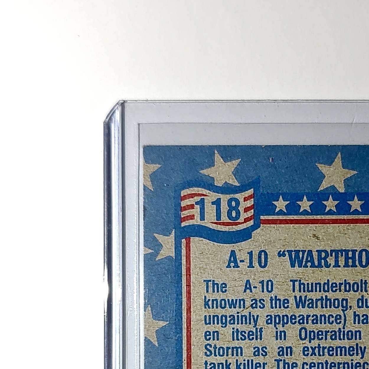 A-10 Warthog 1991 Topps Desert Storm #118 Card