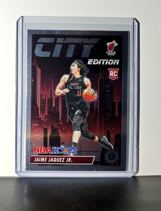 Jamie Jaquez Jr. 2023-24 Panini Premium NBA Hoops City Edition #22 Rookie Card