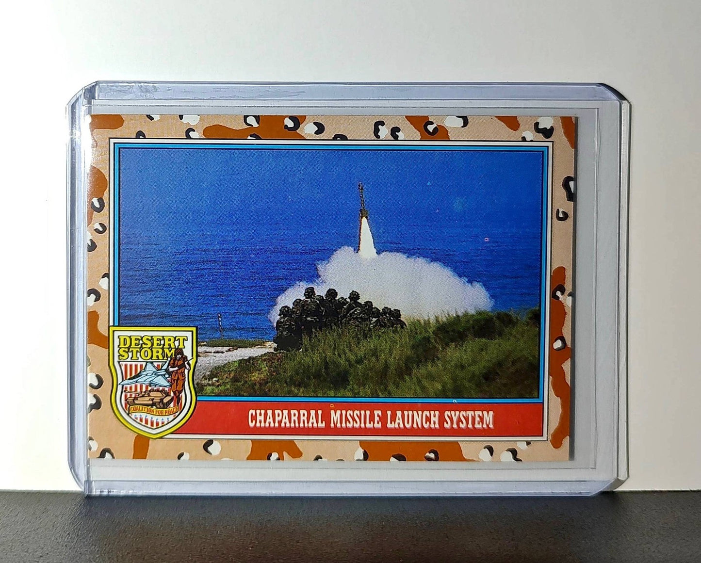 Chaparral Missile Launcher 1991 Topps Desert Storm #131 Card