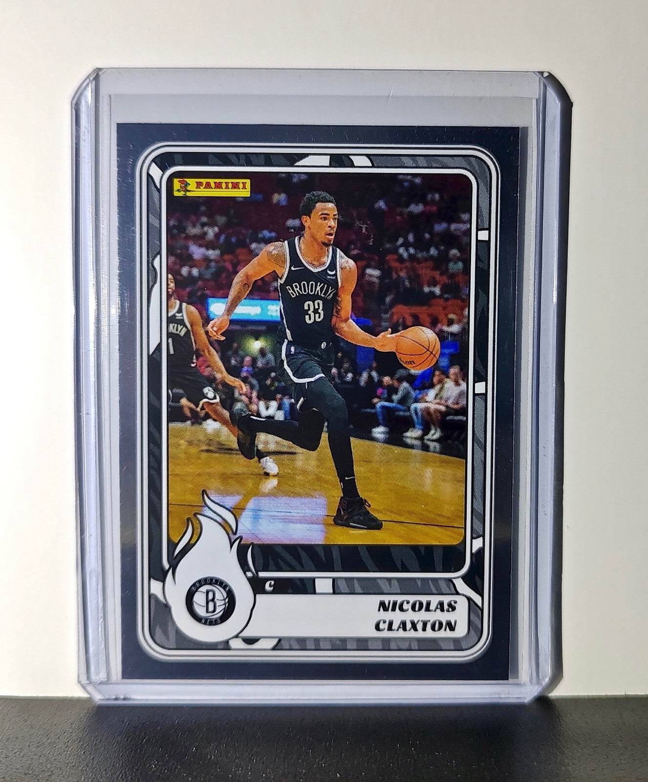 Nicolas Claxton 2024-25 Panini NBA #62 Foil Sticker Card Brooklyn Nets