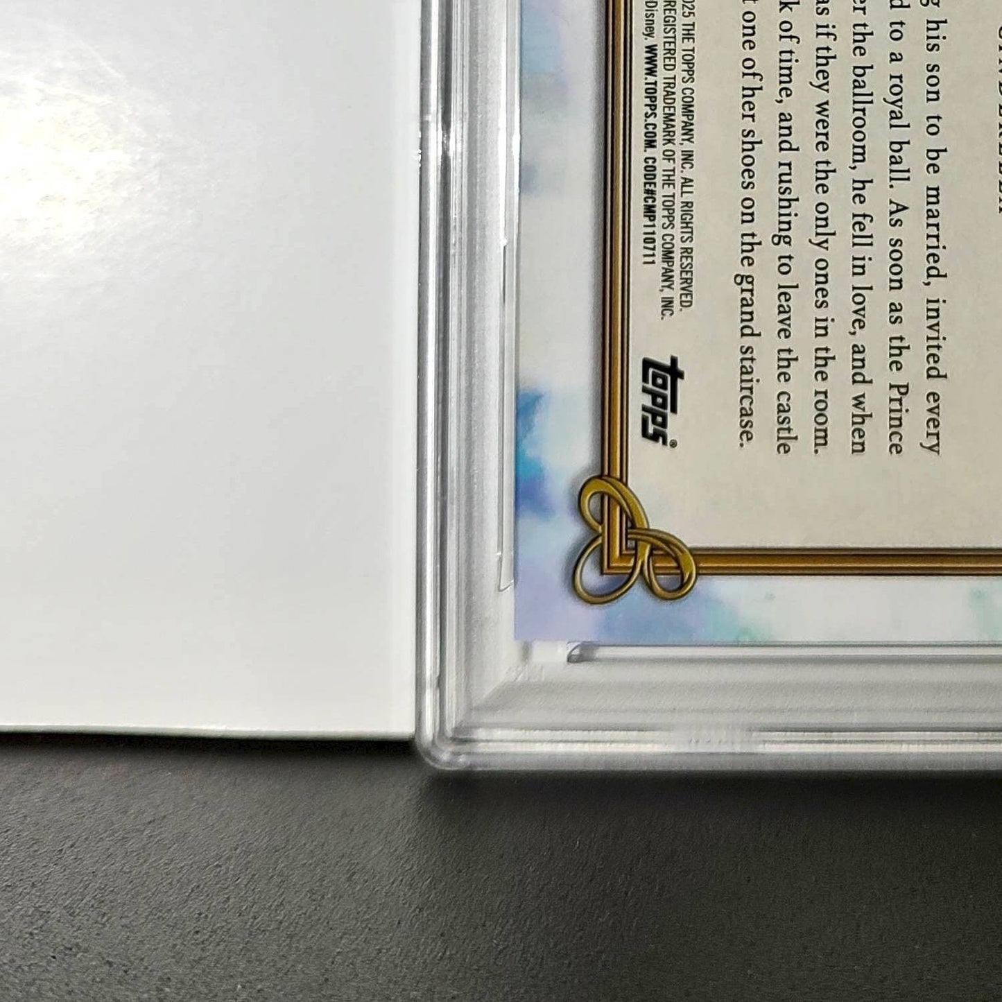Prince Charming's Castle 2025 Topps Disney #C-4 Card Cinderella PSA 9