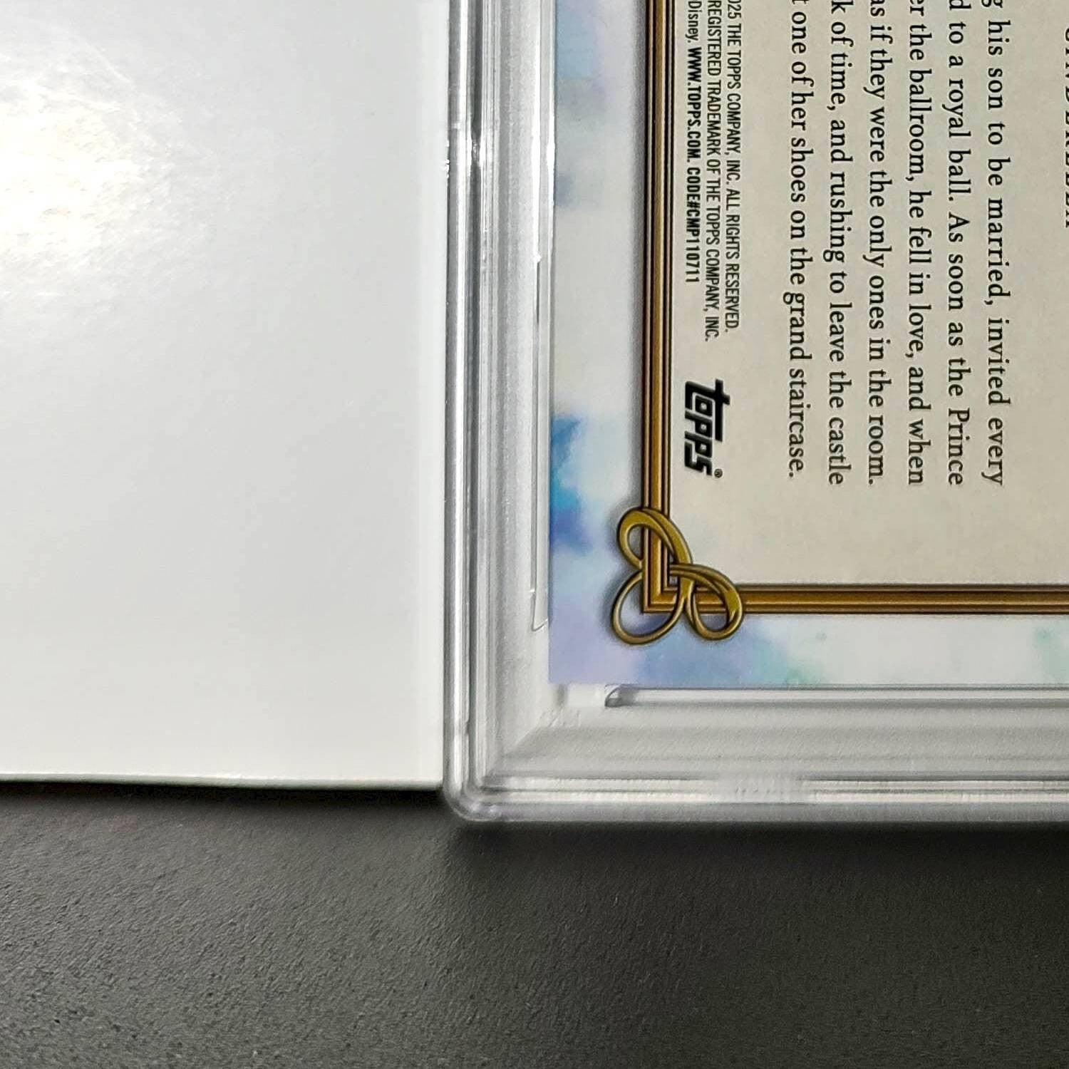 Prince Charming's Castle 2025 Topps Disney #C-4 Card Cinderella PSA 9