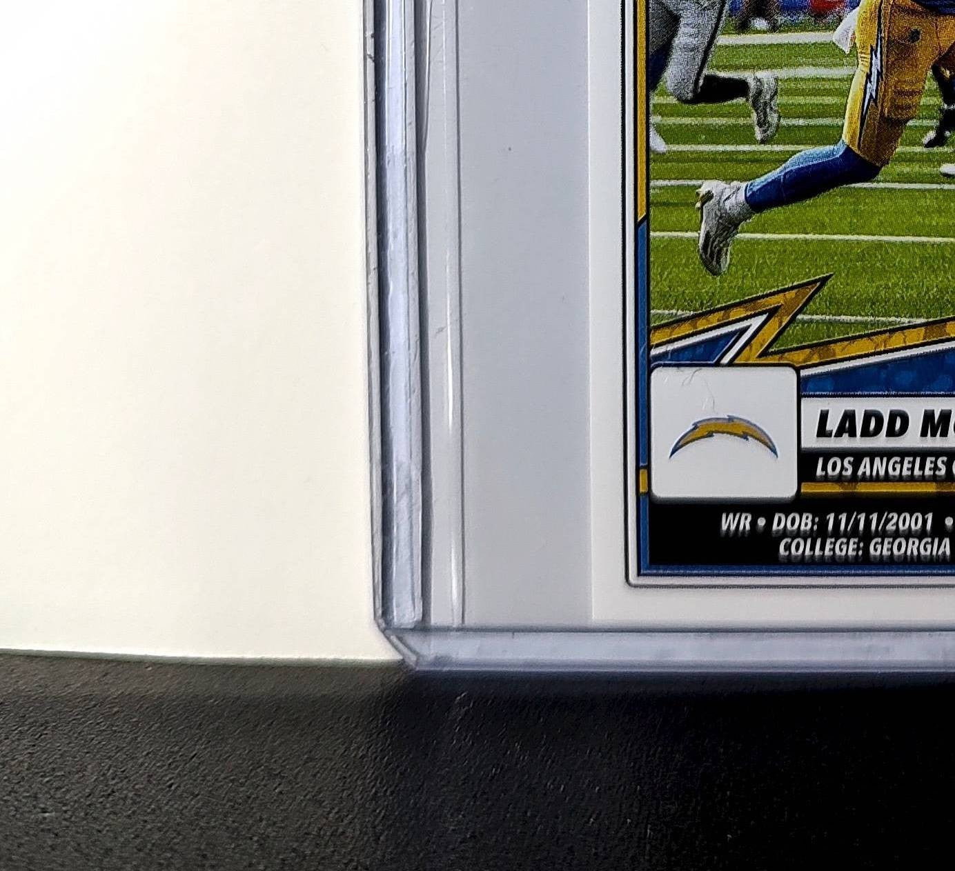 Ladd McConkey 2025 Panini NFL #282 Sticker Los Angeles Chargers