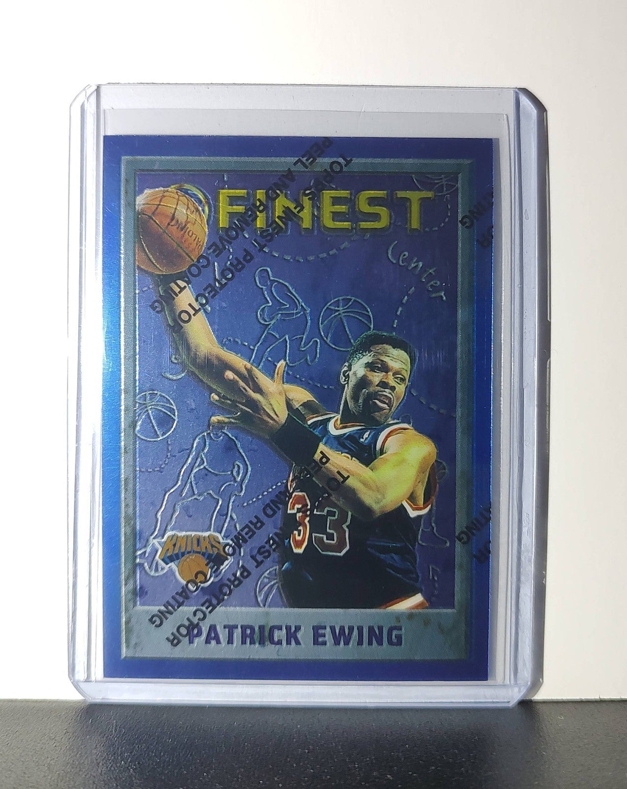 Patrick Ewing 1995-96 Topps Finest NBA #243 Card New York Knicks