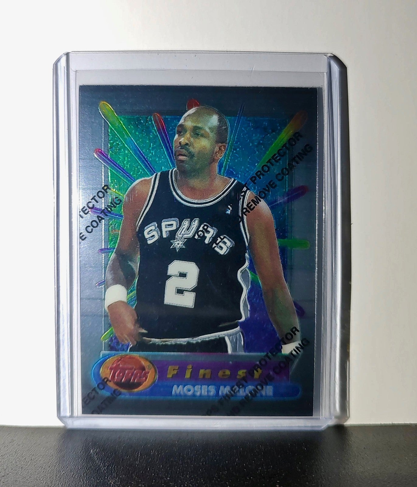Moses Malone 1994-95 Topps Finest #268 Basketball Card