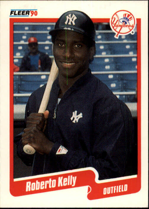 1990 Roberto Kelly Fleer Baseball Card #446