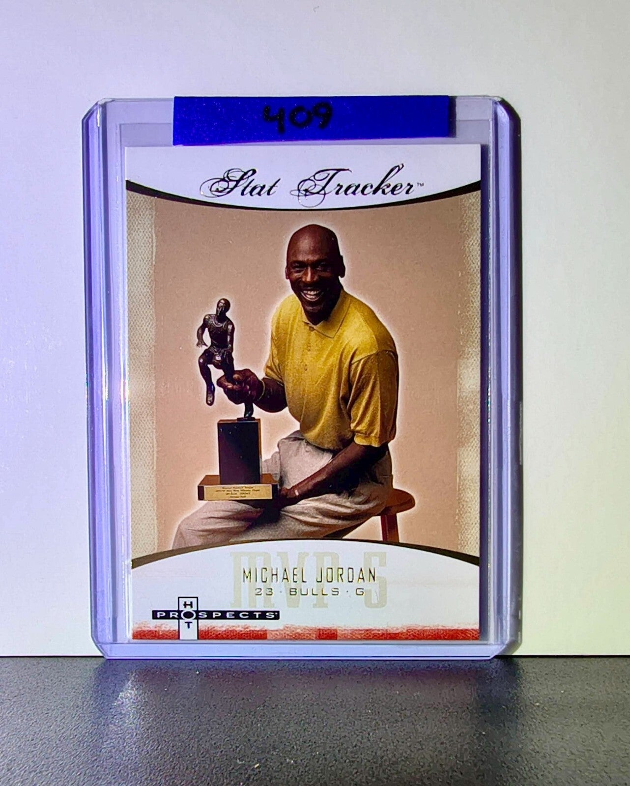 Michael Jordan 2007-08 Fleer Hot Prospects Stat Tracker ST-27 Card Chicago Bulls