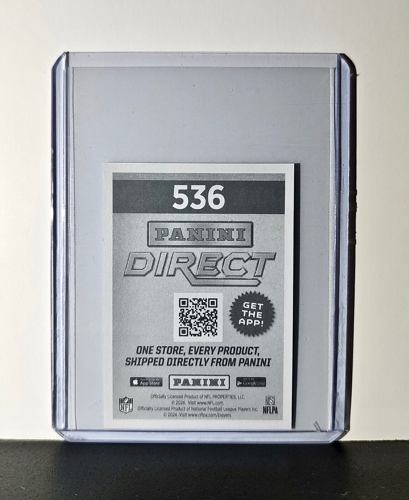 Christian McCaffrey 2024 Panini NFL Sticker #536 Foil San Francisco 49ers