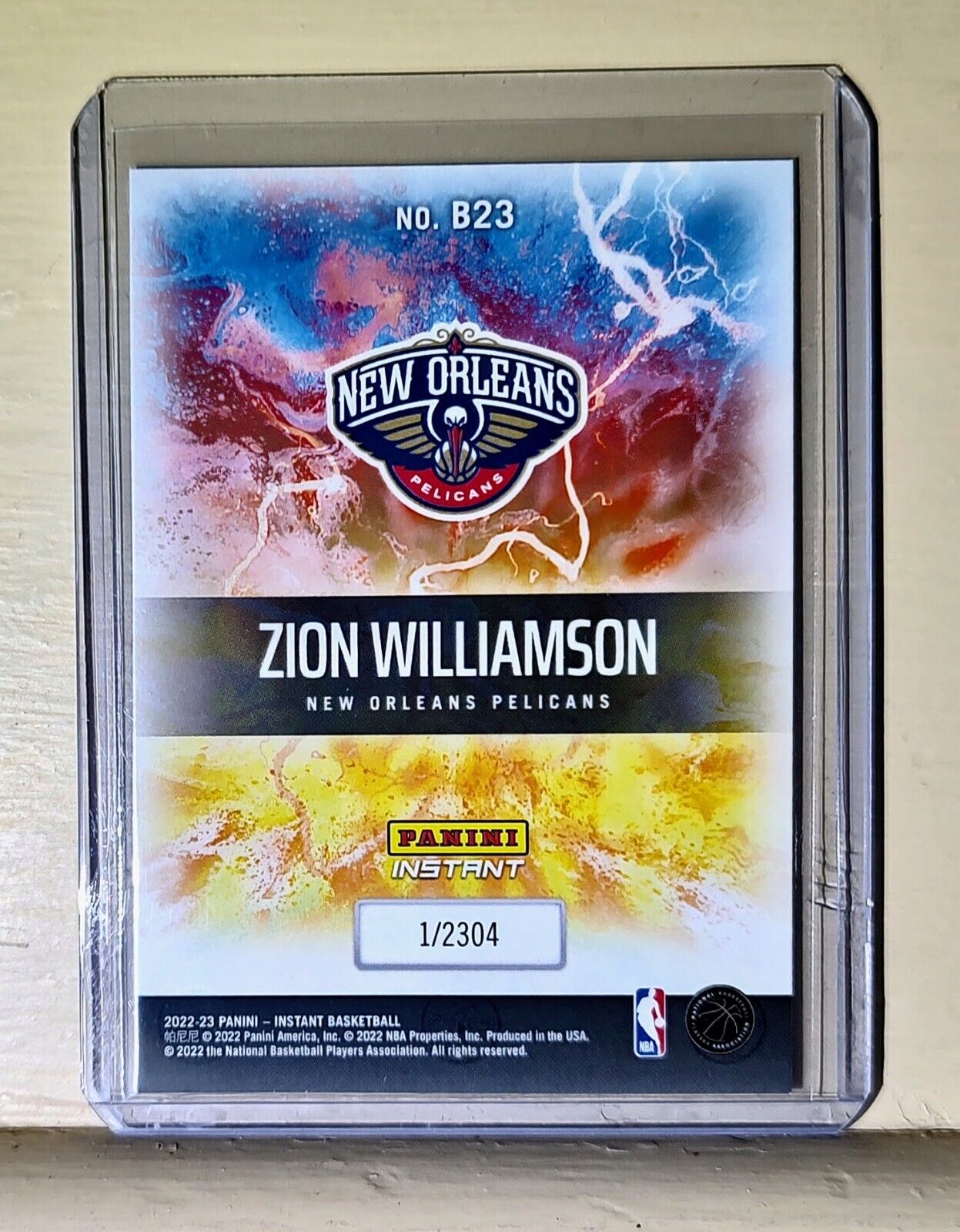 Zion Williamson 2022-23 Panini NBA Breakaway #23 Basketball Card 1/2304