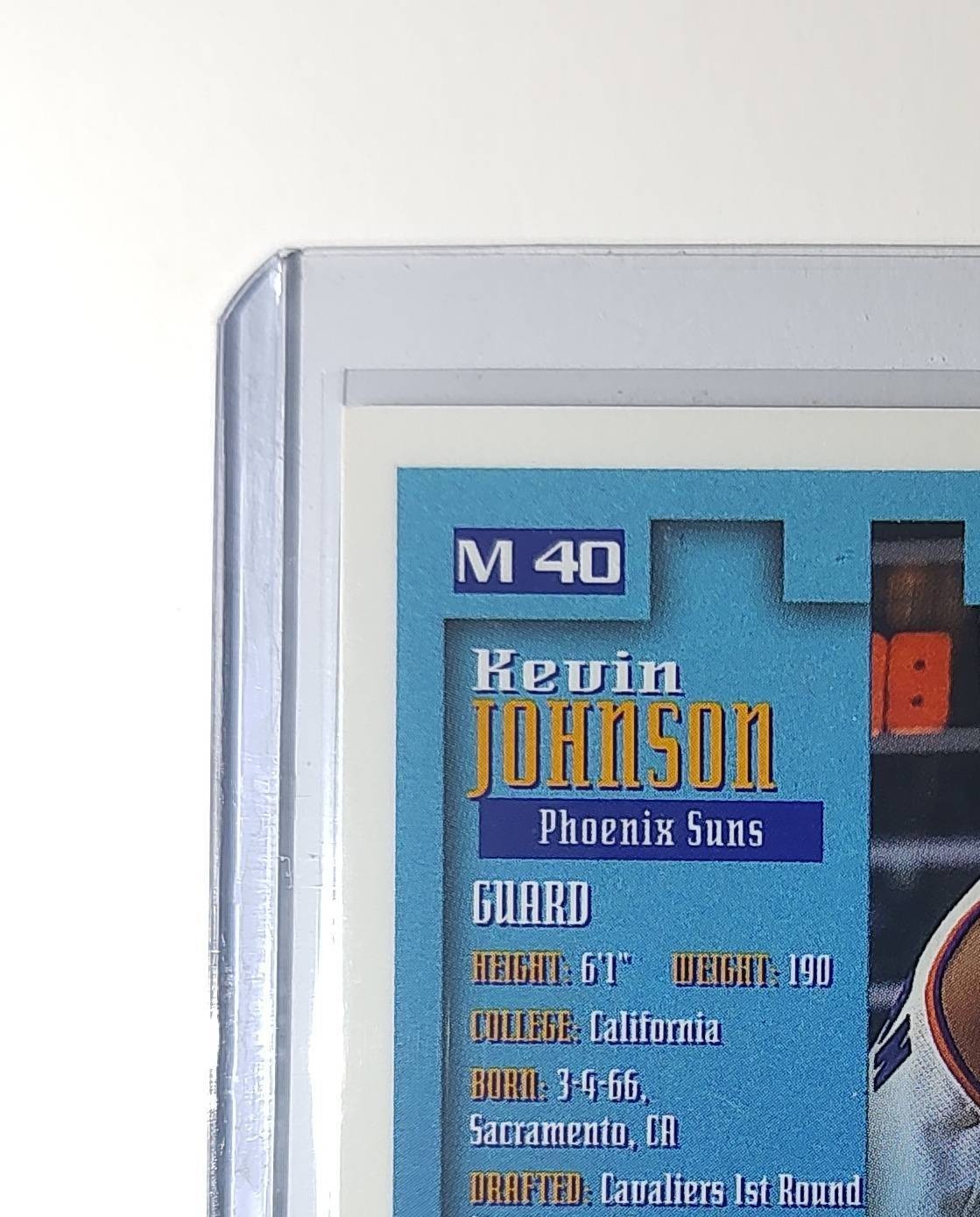 Kevin Johnson 1995-96 Topps Finest NBA #M40 Mysterly Phoenix Suns