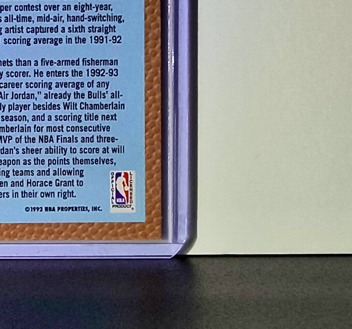 Michael Jordan 1992-93 Fleer League Leader #238 Basketball Card Chicago Bulls