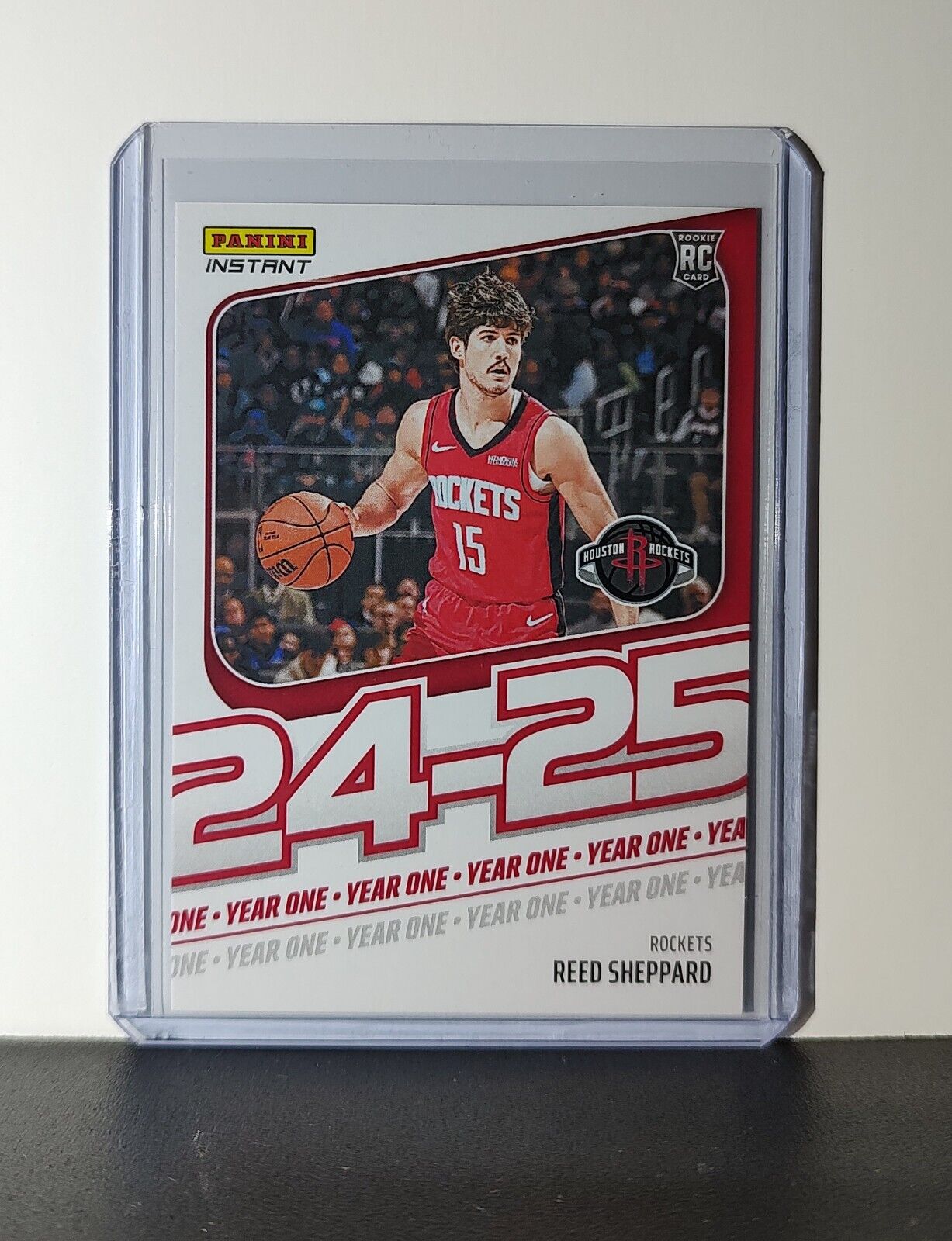 Reed Sheppard Rookie Card 2024-25 Panini Year One #3 Basketball Rockets 1/613
