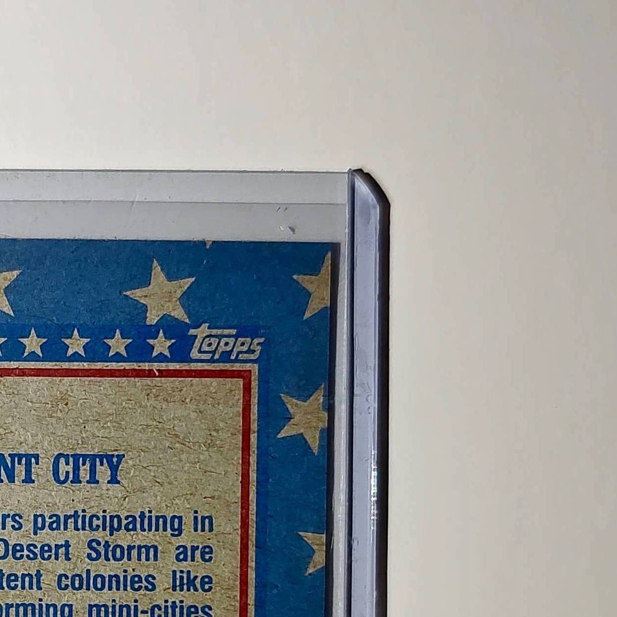 Tent City 1991 Topps Desert Storm #175 Card