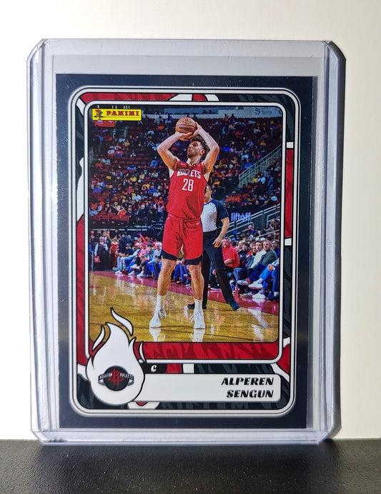 Alperen Sengun 2024-25 Panini NBA #35 Foil Sticker Card Houston Rockets