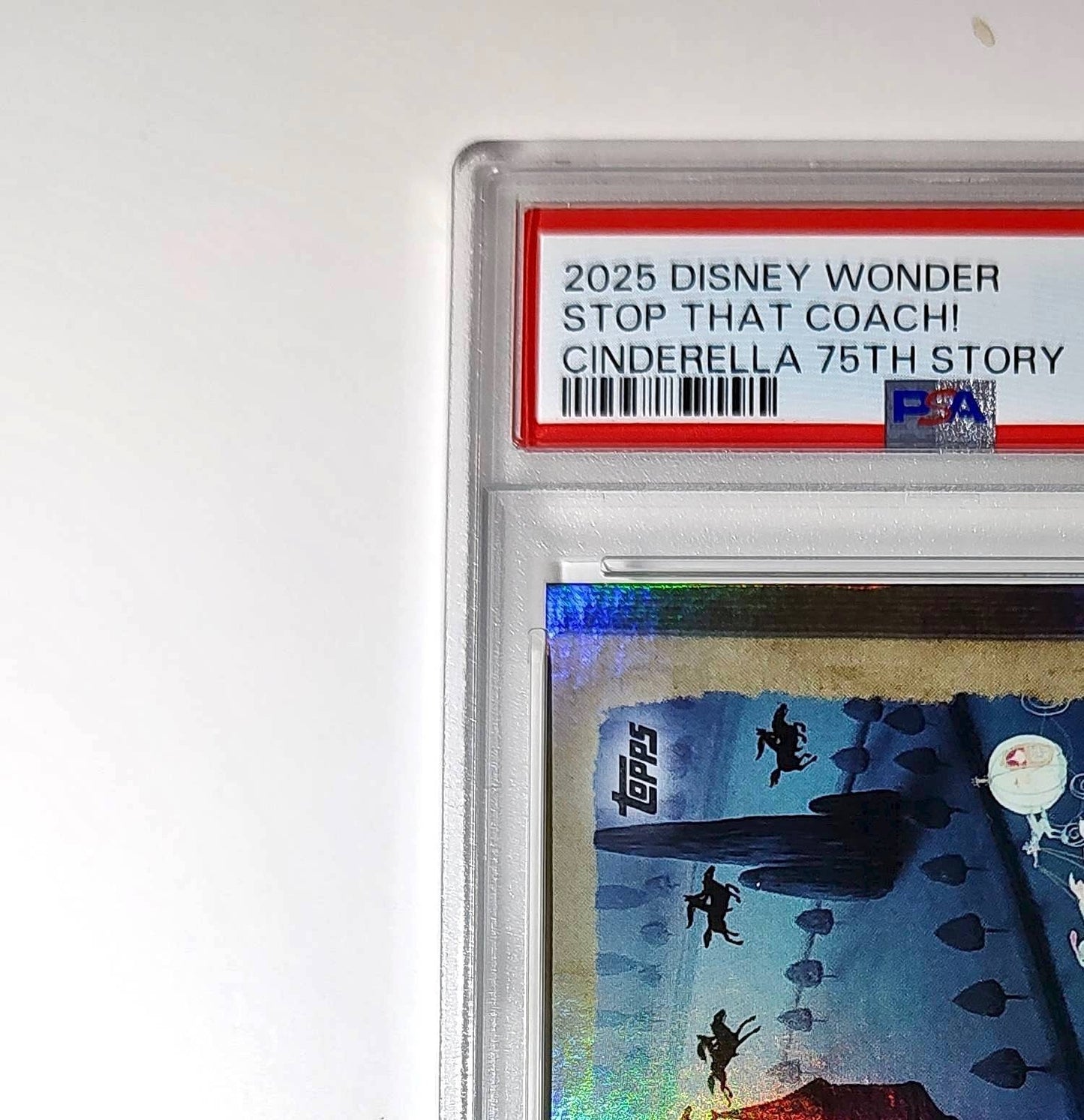 Stop that coach! Close gates! 2025 Topps Disney #C75-19 PSA 9
