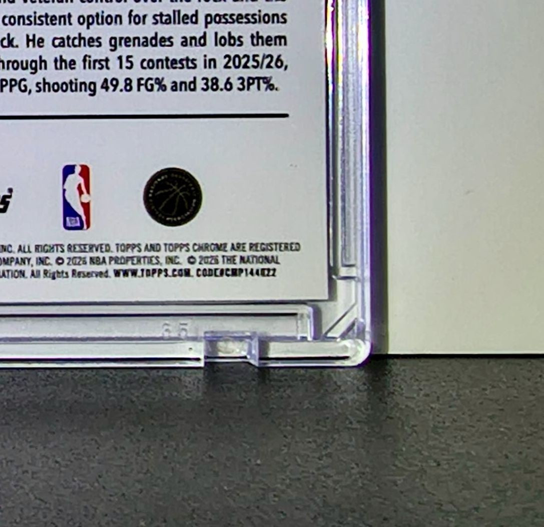 Kevin Durant 2025-26 NBA Topps Chrome Update #23 Refractor Card Houston Rockets
