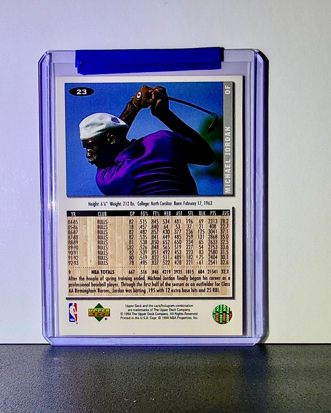 Michael Jordan 1994 Upper Deck Collector's Choice #23 Baseball Barons