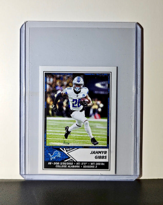 Jahmyr Gibbs 2024 Panini NFL Sticker #380 Detroit Lions