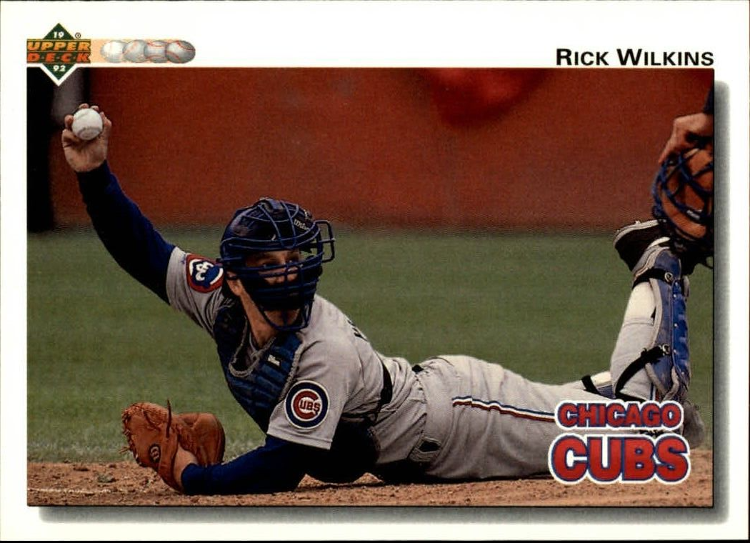 Rick Wilkins 1992 Upper Deck MLB #373 Baseball Card Chicago Cubs