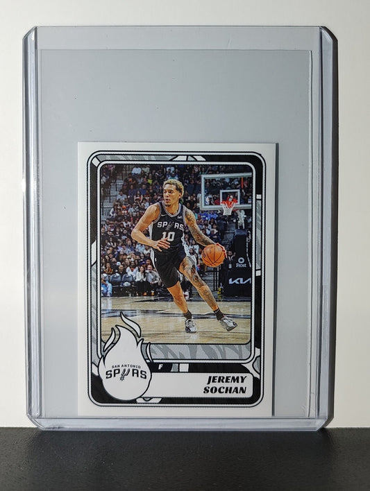 Jeremy Sochan 2024-25 Panini NBA #467 Sticker Card San Antonio Spurs