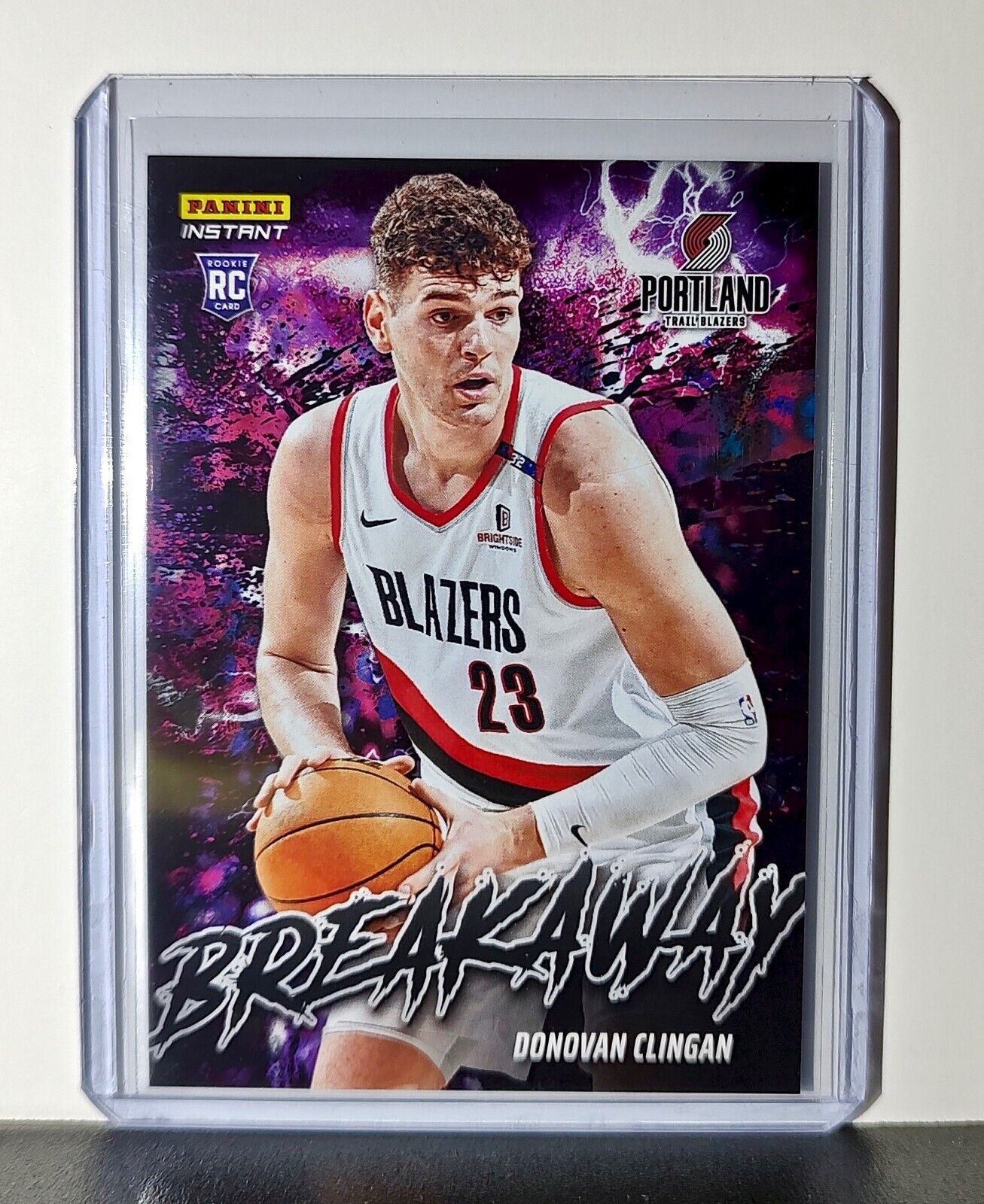 Donovan Clingan Rookie 2024-25 Panini NBA #7 Breakaway Card Trail Blazers 1/1355