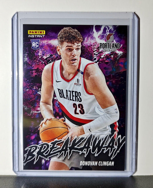 Donovan Clingan Rookie 2024-25 Panini NBA #7 Breakaway Card Trail Blazers 1/1355