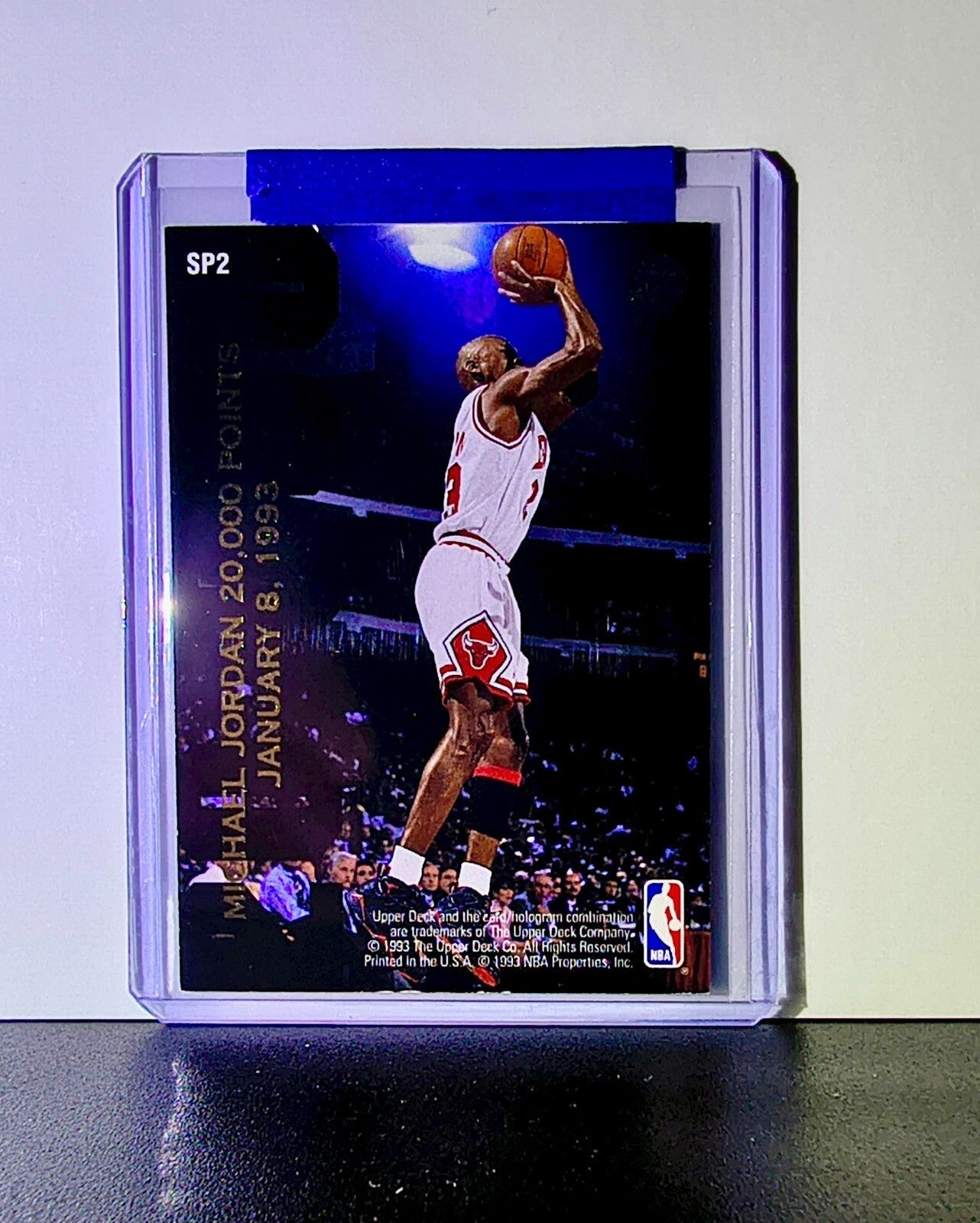 Michael Jordan Dominique Wilkins 1992-93 Upper Deck 20,000 Points SP2 Card Bulls
