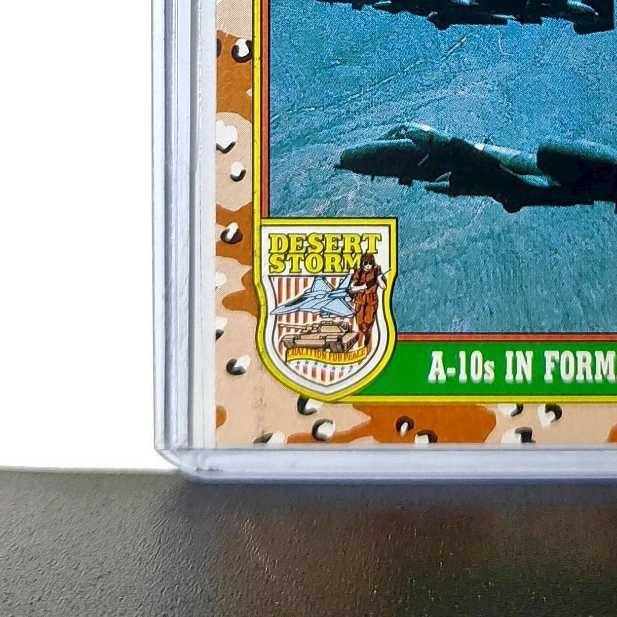 A-10s in Formation 1991 Topps Desert Storm #34 Card