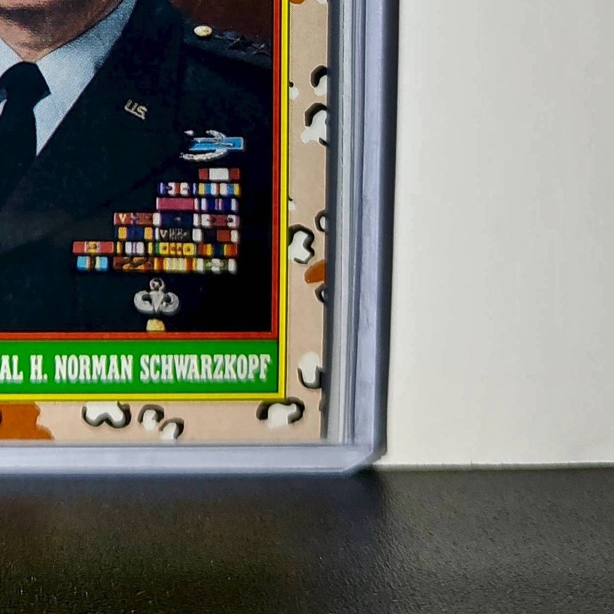 General H. Norman Schwarzkopf 1991 Topps Desert Storm #4 Card