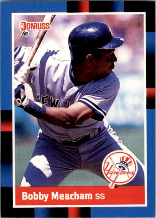1988 Bobby Meacham Donruss Baseball Card #616