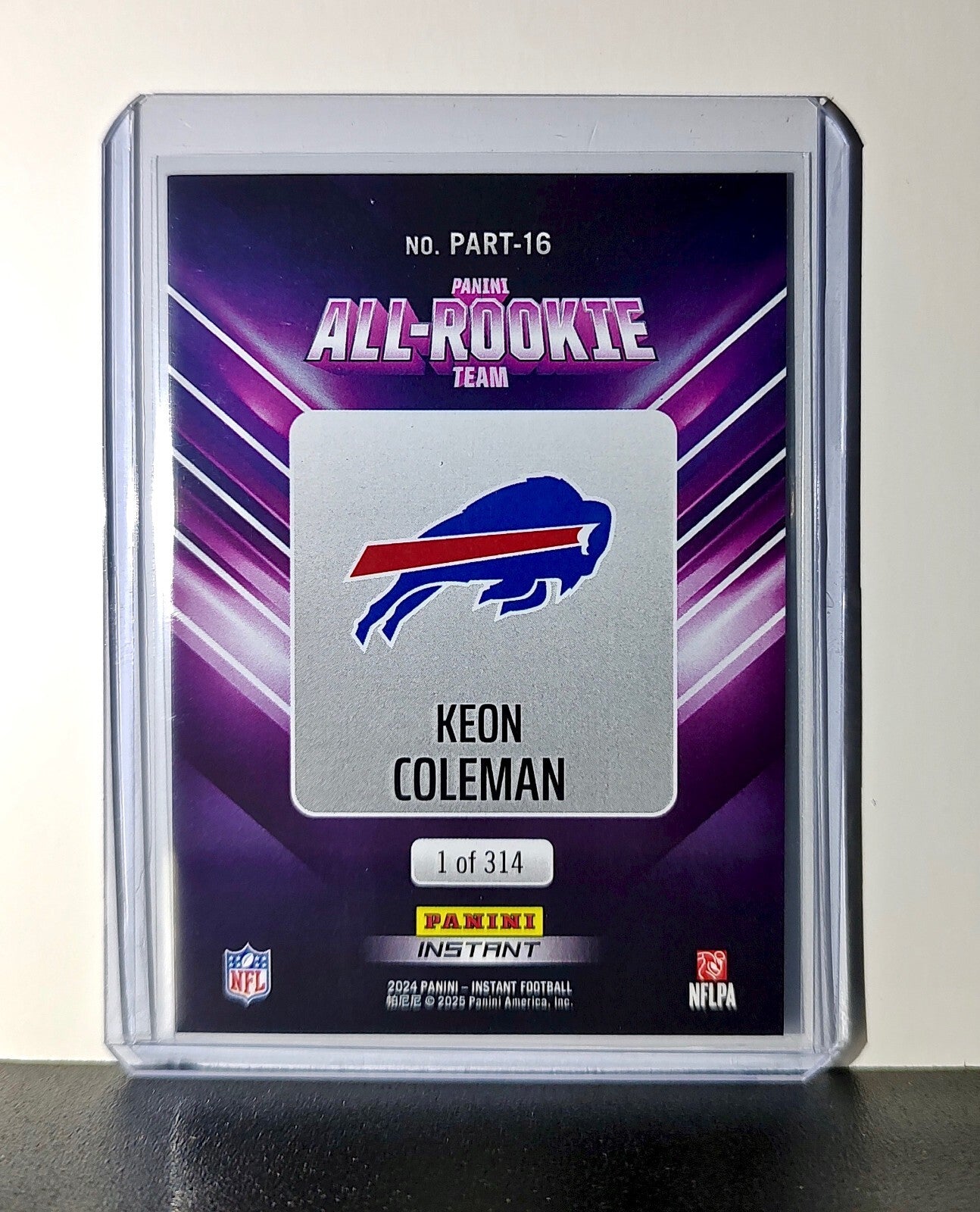 Keon Coleman Rookie 2024 Panini NFL #16 All-Rookie Card Buffalo Bills​​ 1 of 314
