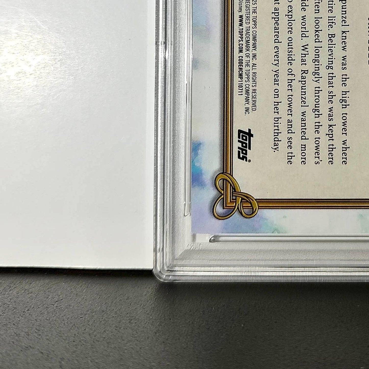 Rapunzel's Tower 2025 Topps Disney #C-15 Card Tangled PSA 9