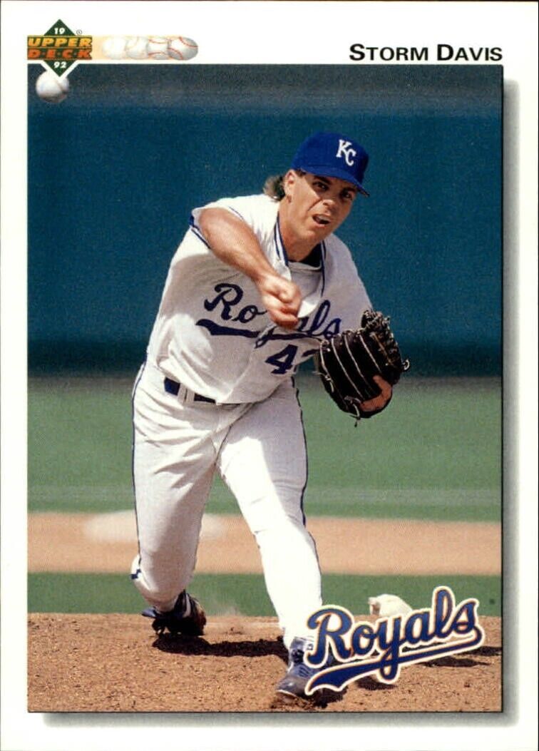 Storm Davis 1992 Upper Deck MLB #499 Baseball Card Kansas City Royals