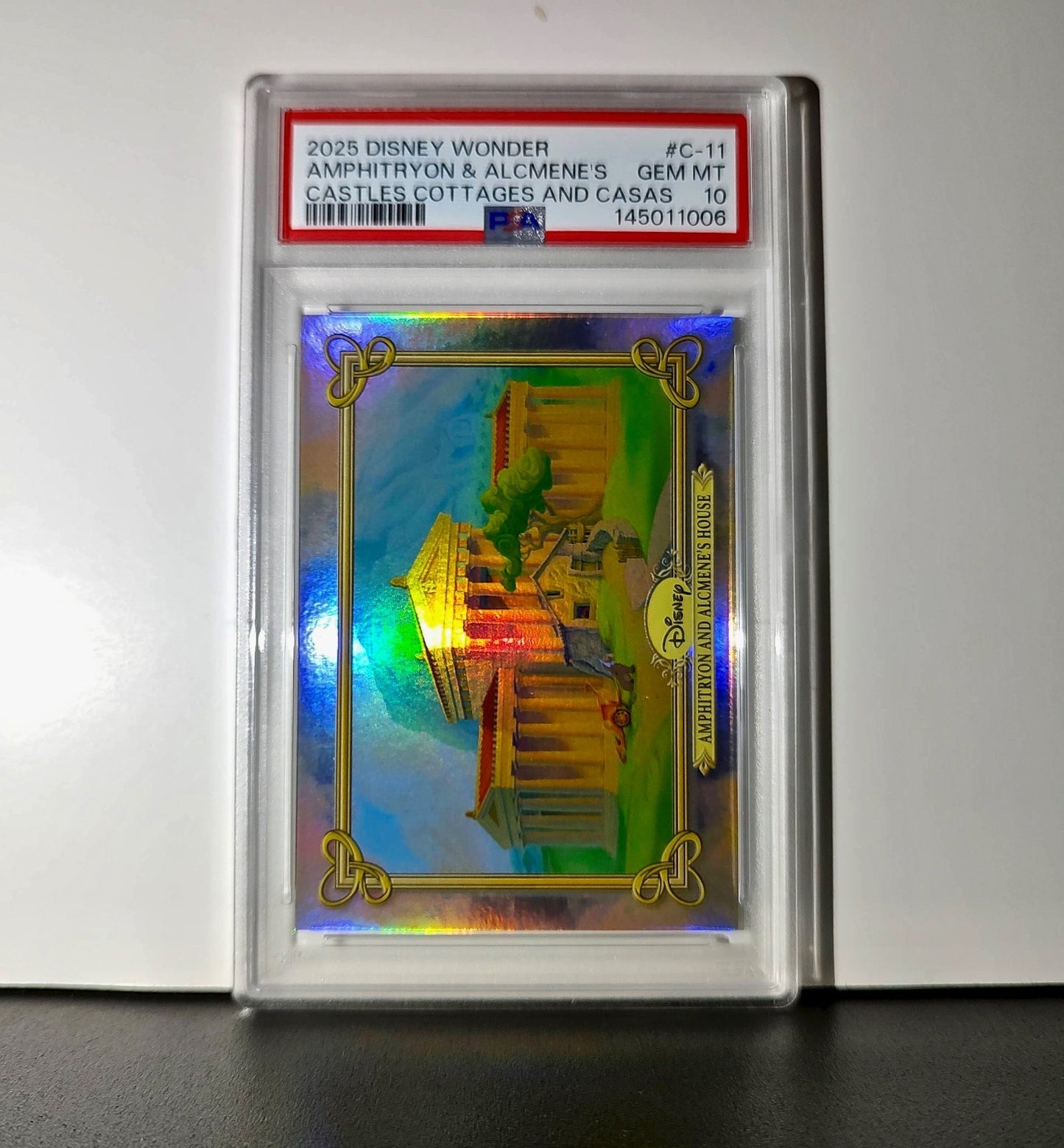 Amphitryon and Alcmene's House 2025 Topps Disney #C-11 Card Hercules PSA 10