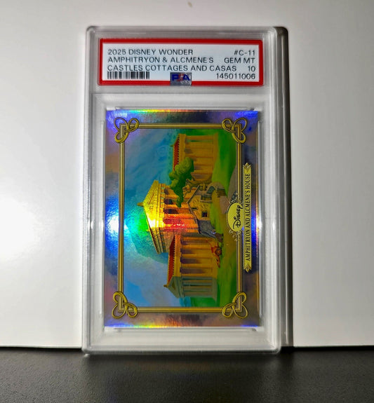 Amphitryon and Alcmene's House 2025 Topps Disney #C-11 Card Hercules PSA 10