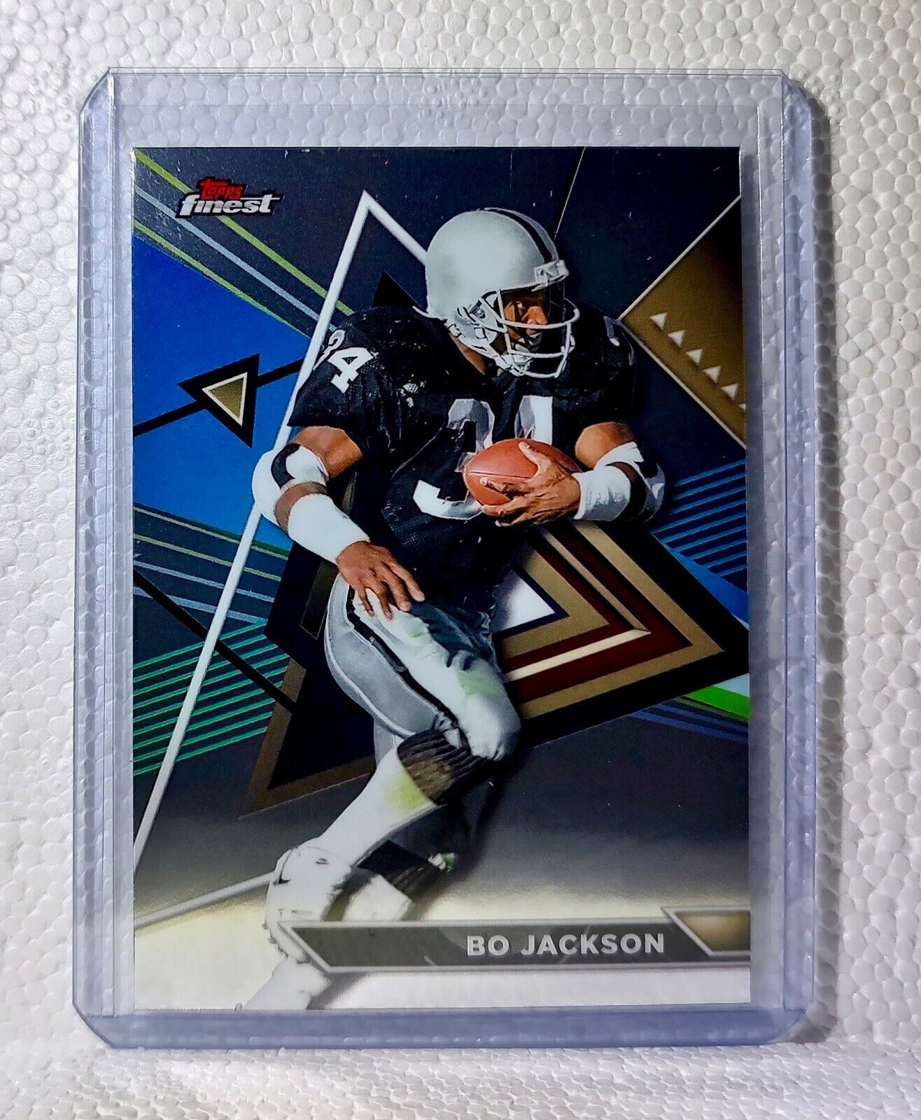 Bo Jackson 2023 Topps Finest NFL #225 Football Card Los Angeles Raiders