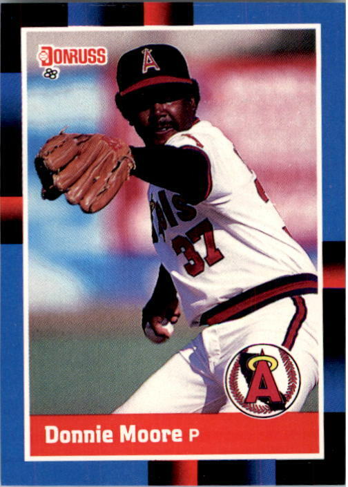 1988 Donnie Moore Donruss Baseball Card #621