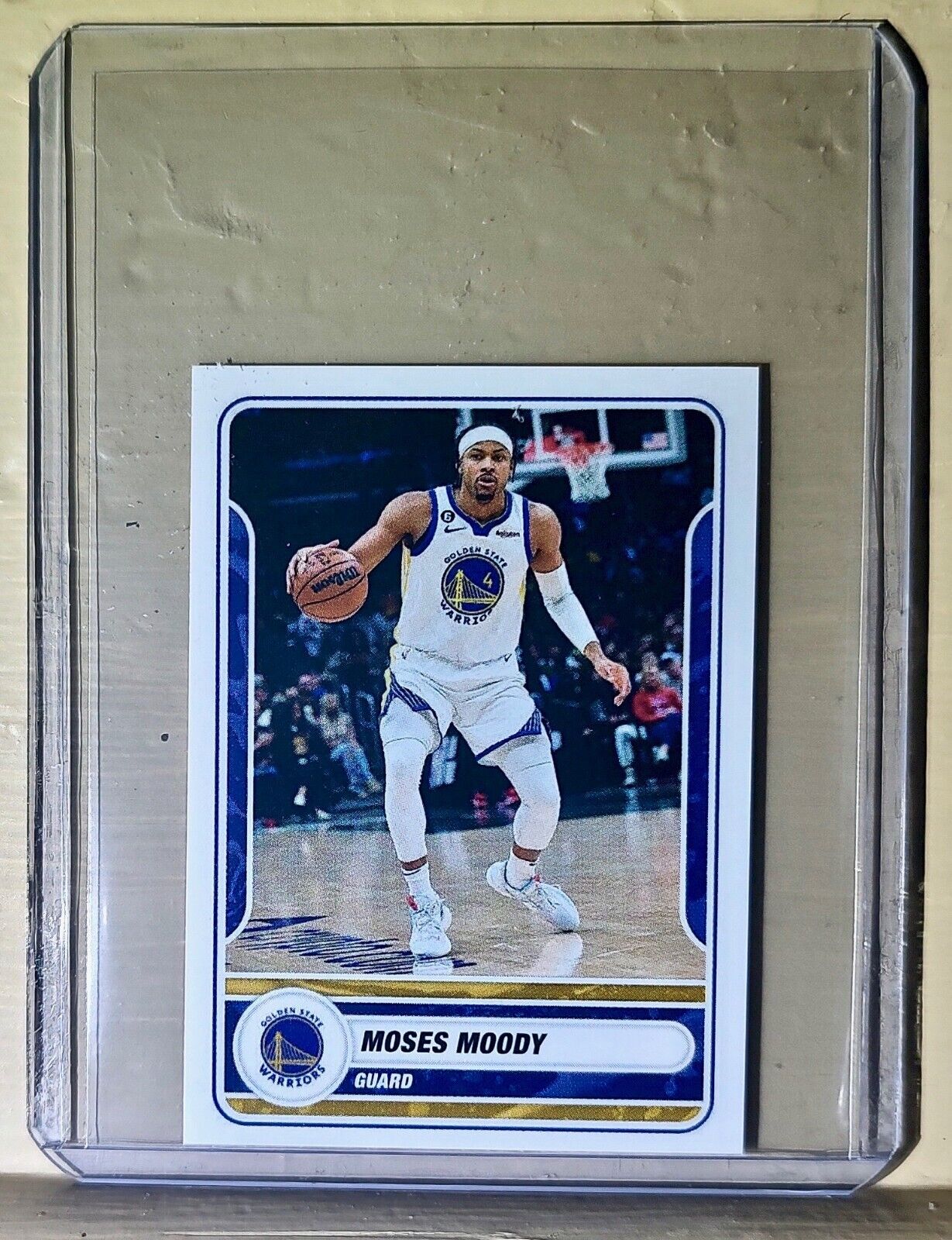 2023-24 Moses Moody Panini NBA Basketball #329 Sticker Golden State Warriors