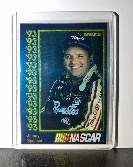 Jimmy Spencer 1993 Maxx Premier Plus Racing #12 NASCAR Card Bobby Allison Racing