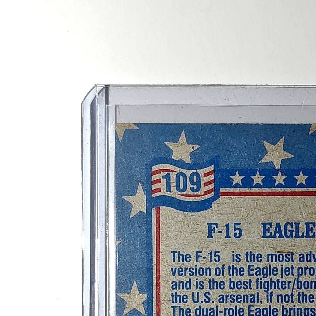 F-15 Eagle 1991 Topps Desert Storm #109 Card